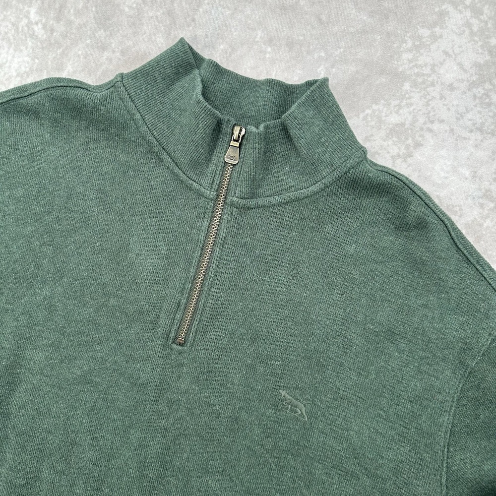 Rodd & Gunn Green Quarter 1/4 Zip Knit Pullover Sweater Men's Size Large - Picture 1 of 11